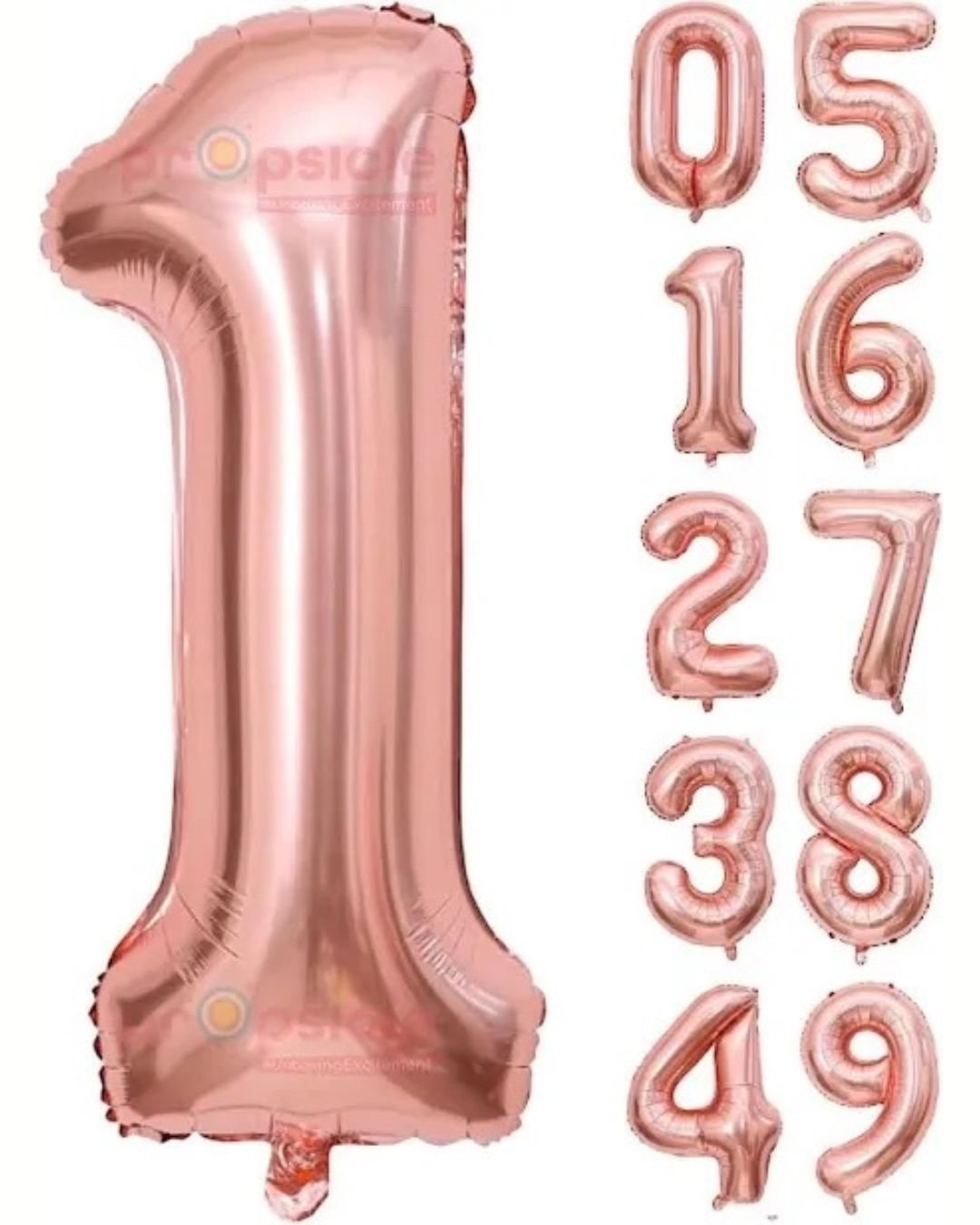 ROSE GOLD NUMBERS