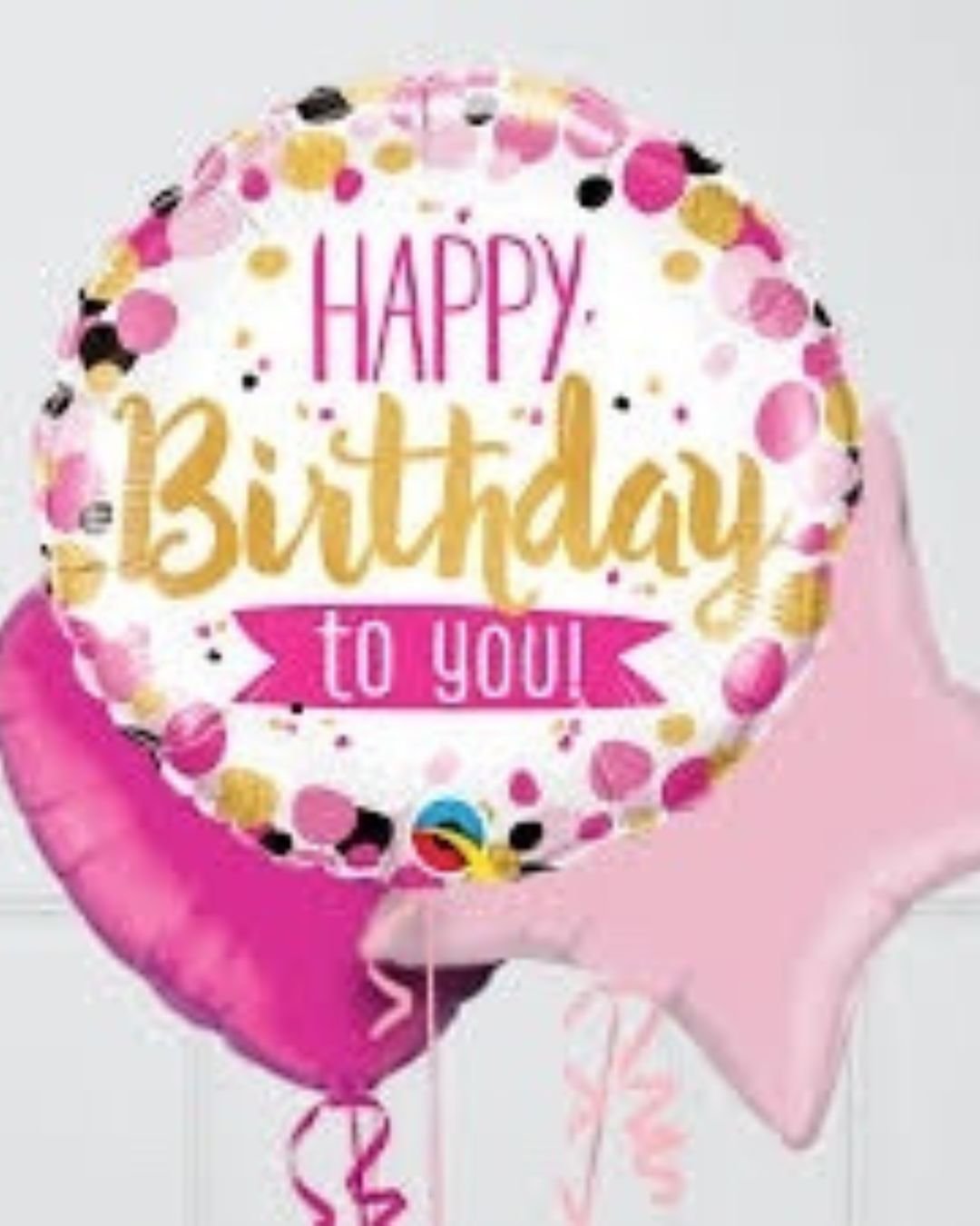 happy birthday pink butterfly