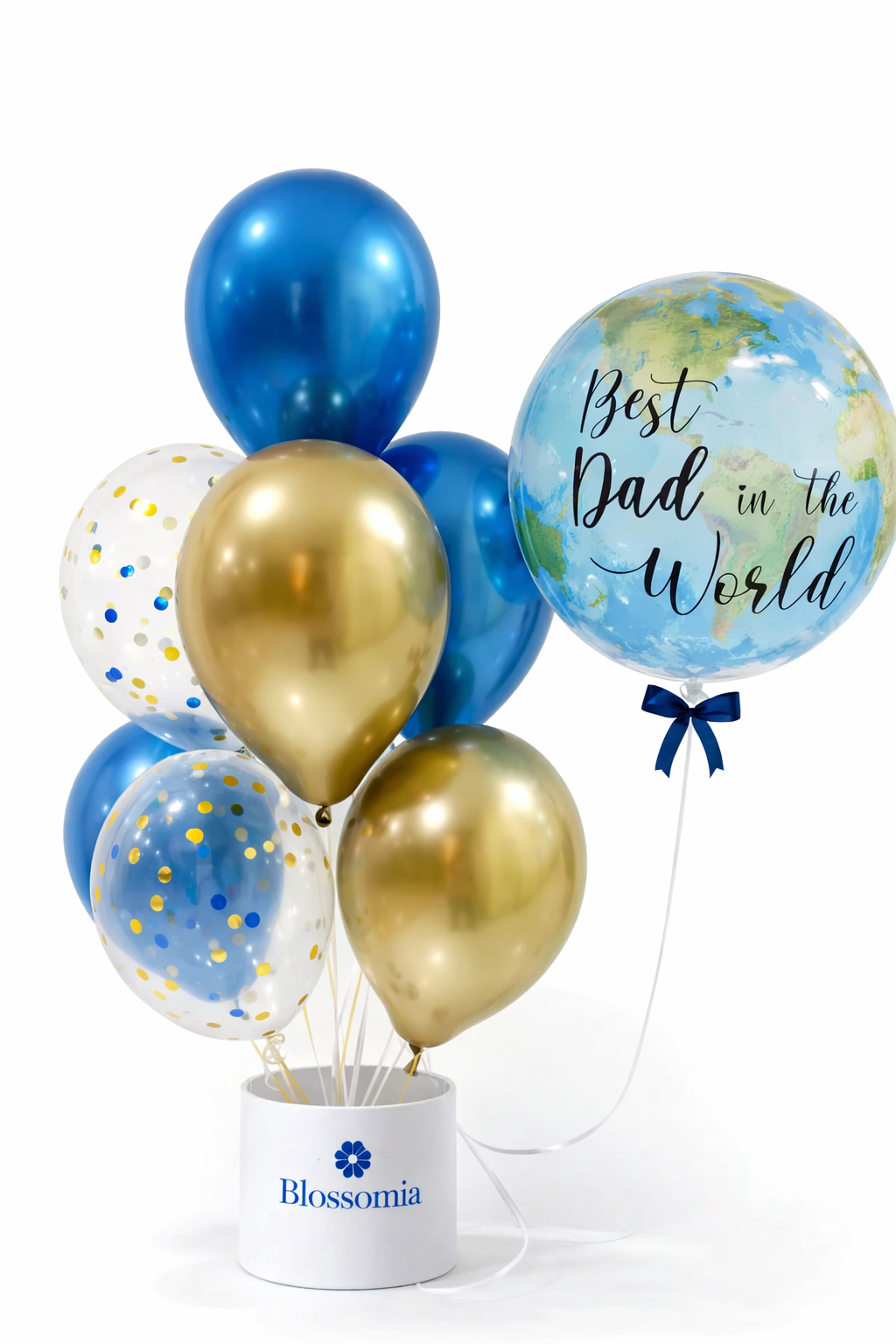Happy Father’s Day Customized Bouquet – 7 Balloon Gift for Dad