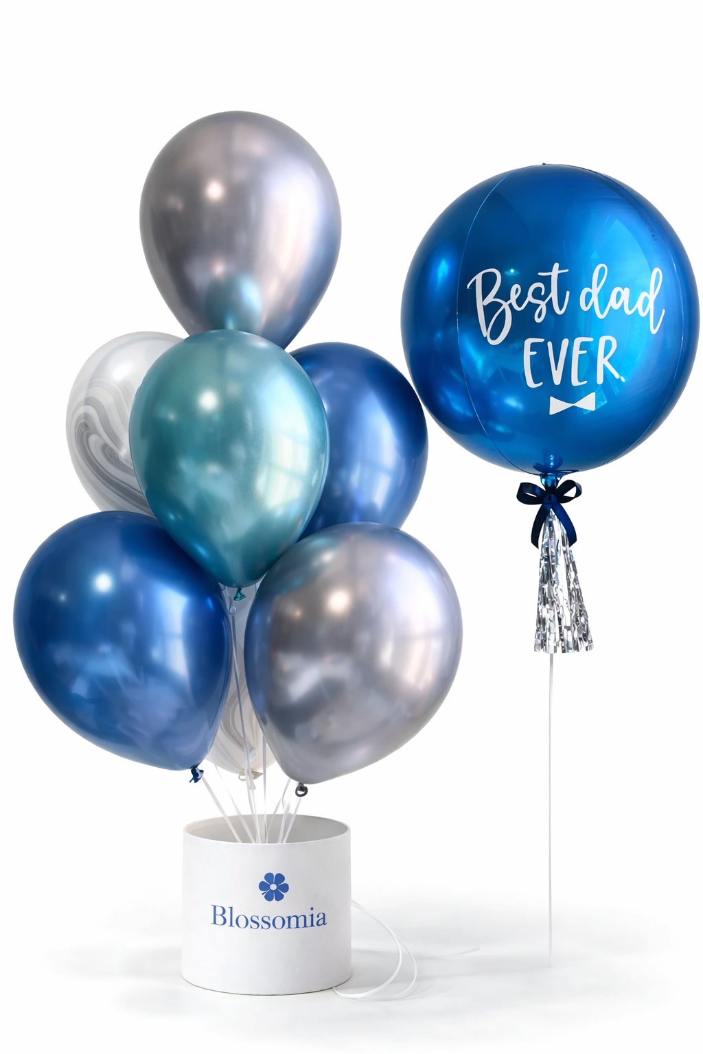 Best Father Ever Happy Father’s Day Customized Orbz Balloon Bouquet