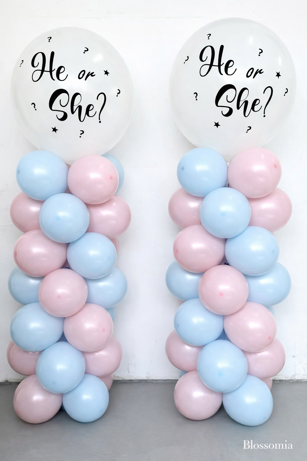Gender Reveal Balloon Towers