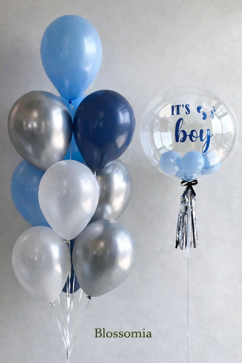 It's a Baby BOY Balloon Bouquet!