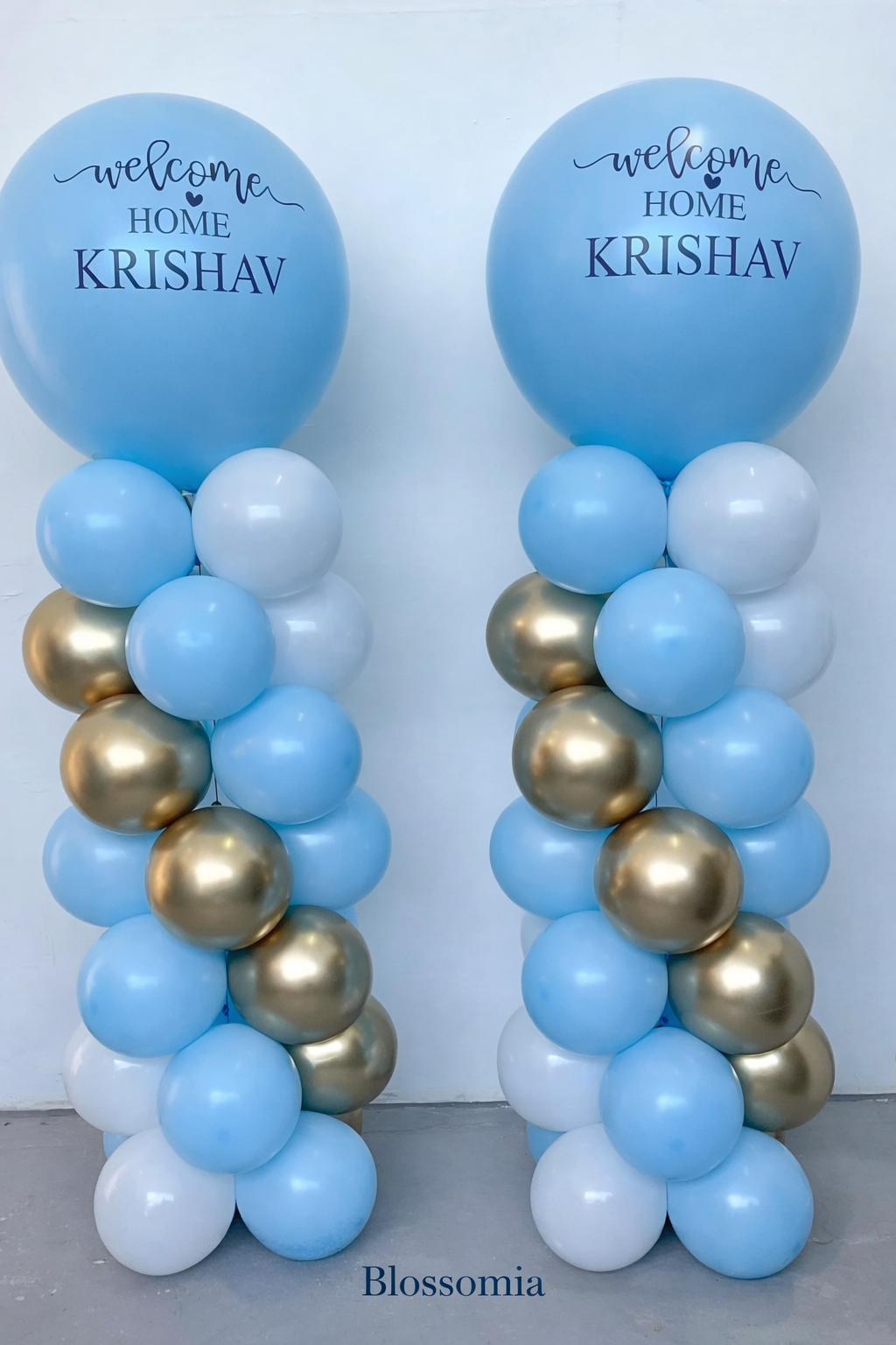 Welcome Home Baby Balloon Towers