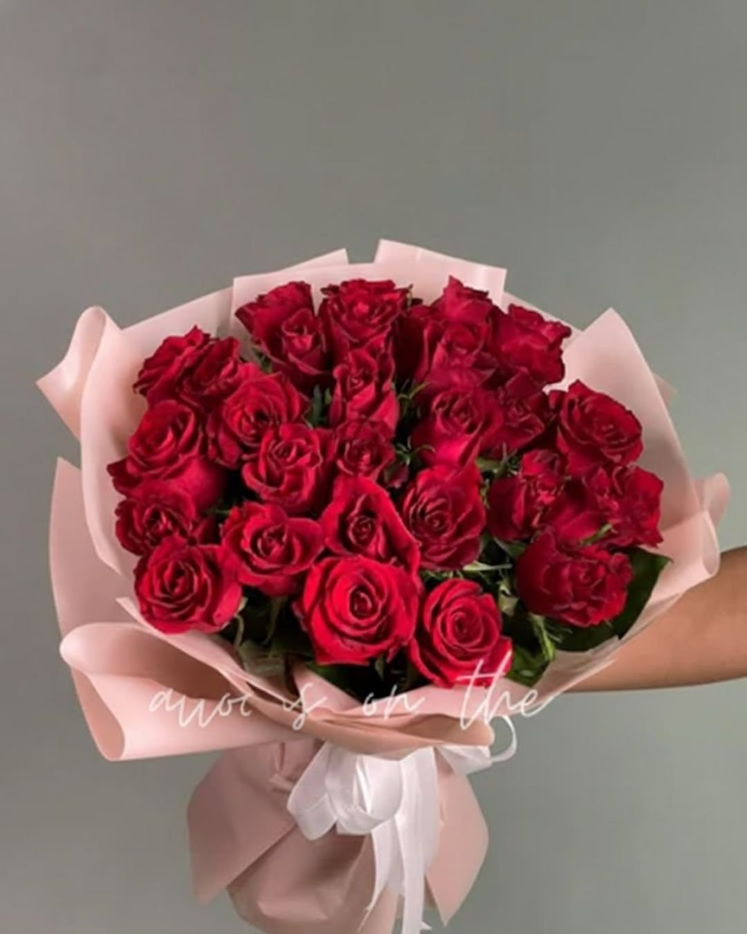 Roses in Love Fresh Flower Bouquet – Classic Red Roses Romantic Arrangement