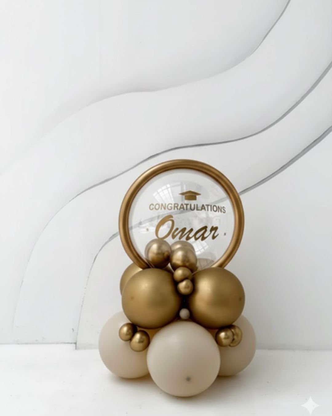 Cheers to the Grad Surprise Box – Customized Graduation Balloon and Gift Arrangement