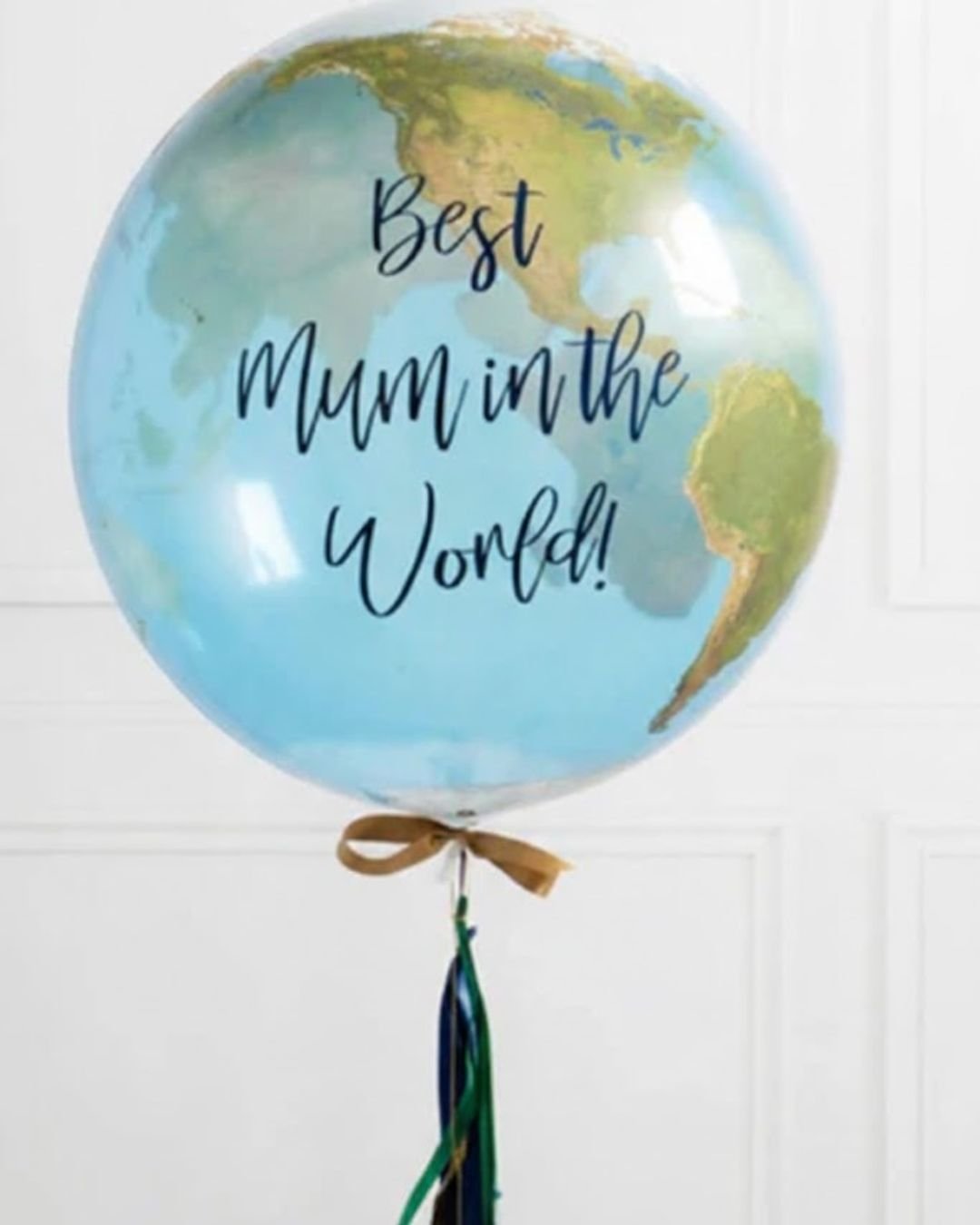 Best Mom in the World Balloon – Customized Personalized Balloon for Mother’s Day