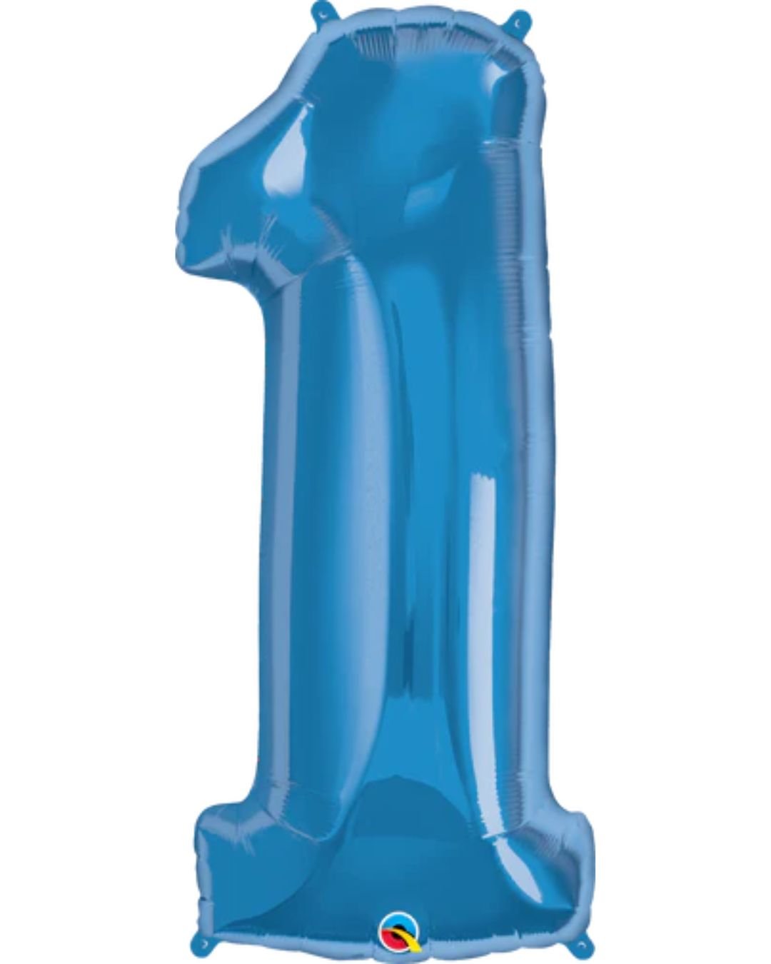 Number 1 Foil Balloon – Blue 41 Inch Helium Filled